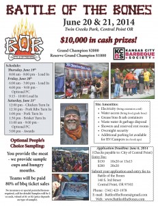 Battle of the Bones @ Twin Creeks Park on 6/20 & 6/21