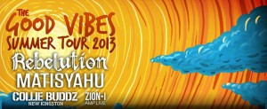 Rebelution, Matisyahu, Collie Buddz & Zion I @ The Britt on 8/20/2013