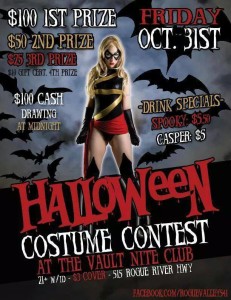 Halloween Costume Contest @ The Vault Night Club on 10/31/2014