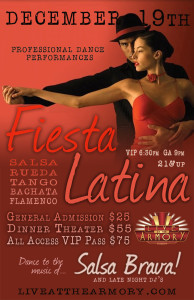 Fiesta Latina @ The Historic Ashland Armory on 12/19/2014