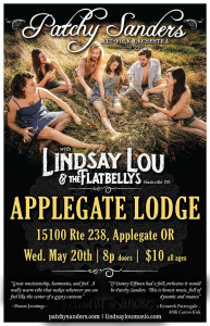 Patchy Sanders @ The Applegate River Lodge on 5/20/2015