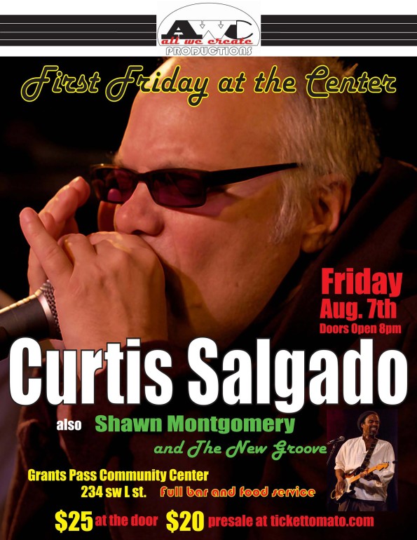 Curtis Salgado @ The Grants Pass Community Center on 8/7/2015