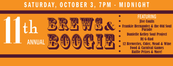 11th Annual Brews & Boogie @ ScienceWorks in Ashland on 10/3/2015