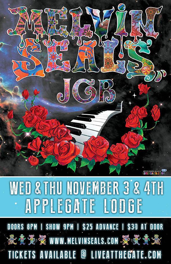 Melvin Seals @ The Applegate River Lodge on 11/3 & 11/4