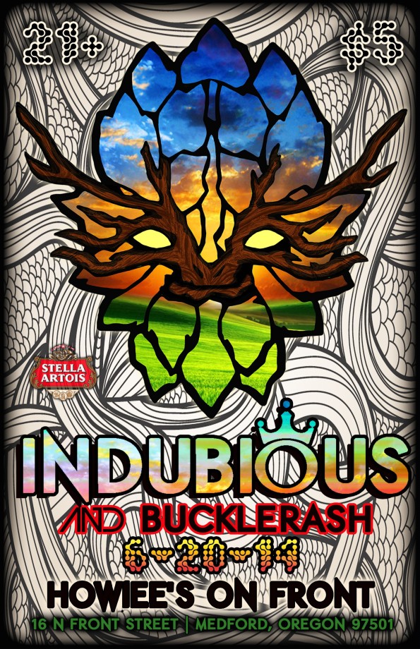 Indubious w/Bucklerash @ Howiee’s on 6/20/2014