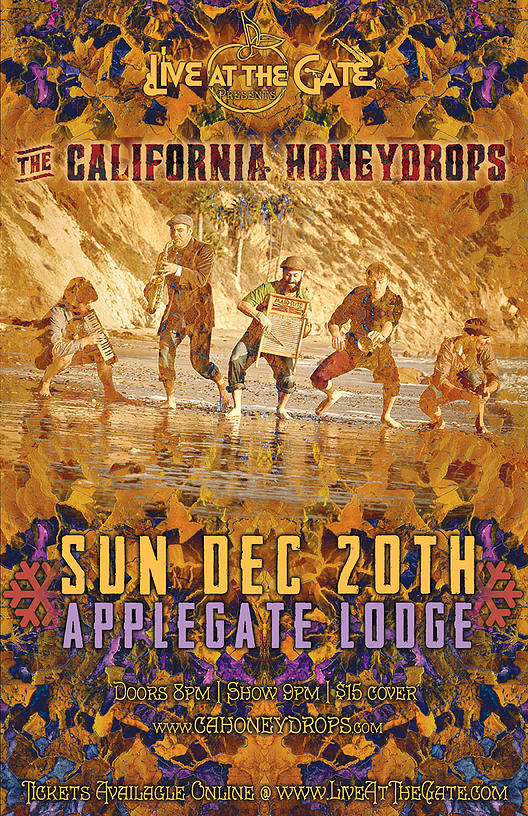 The California Honeydrops @ The Applegate Lodge on 12/20/2015