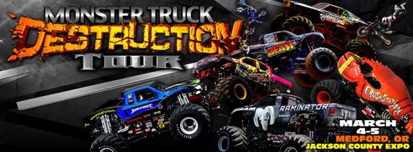 3/4/2016: Monster Truck Destruction Tour @ The Jackson County Expo