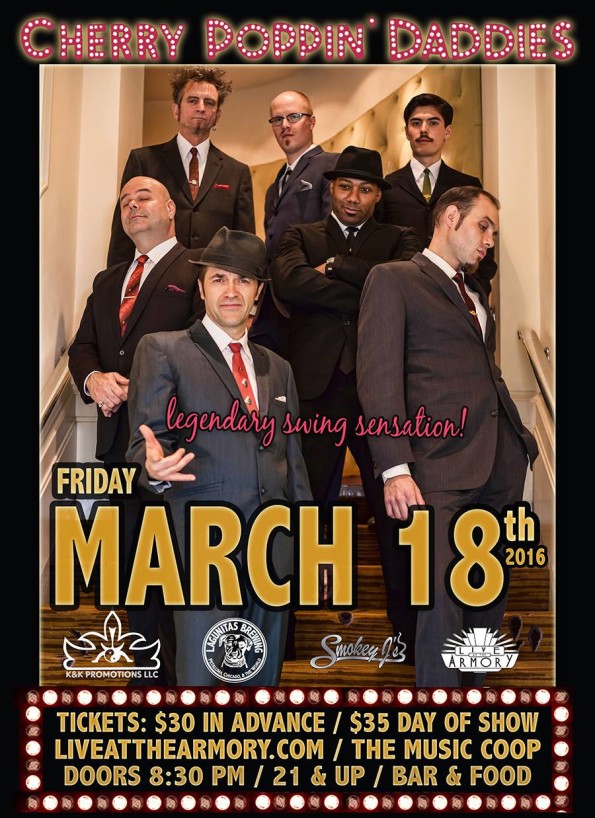 03/18/2016: Cherry Poppin’ Daddies @ Ashland Armory