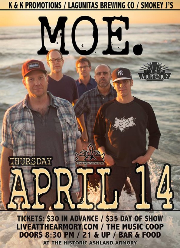 4/14/2016: Moe @ The Historic Ashland Armory