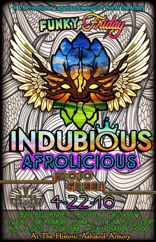 4/22/2016: Indubious @ The Historic Ashland Armory