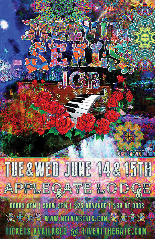 6/14/2016: Melvin Seals JGB @ The Applegate Lodge
