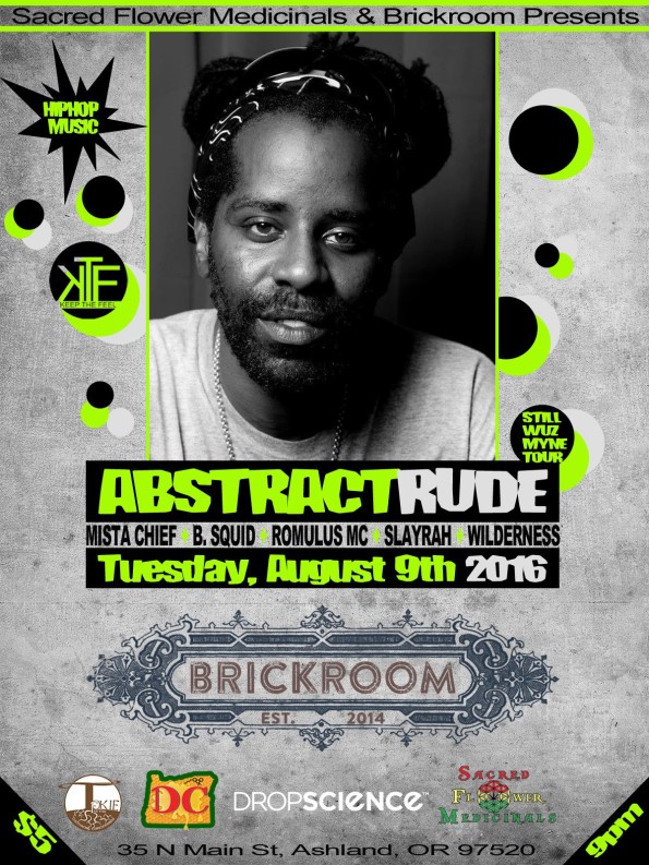 8/9/2016: Abstract Rude @ The Brickroom in Ashland