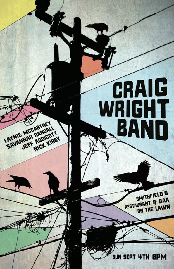 9/4/2016: Craig Wright Band @ Smithfield’s Restaurant & Bar