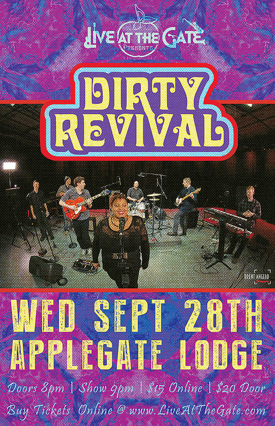 9/28/2016: Dirty Revival @ The Applegate Lodge