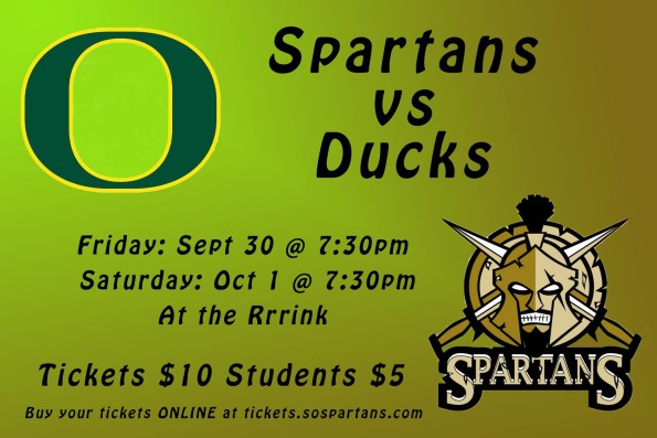 9/30/2016: Spartans vs Ducks @ The RRRink