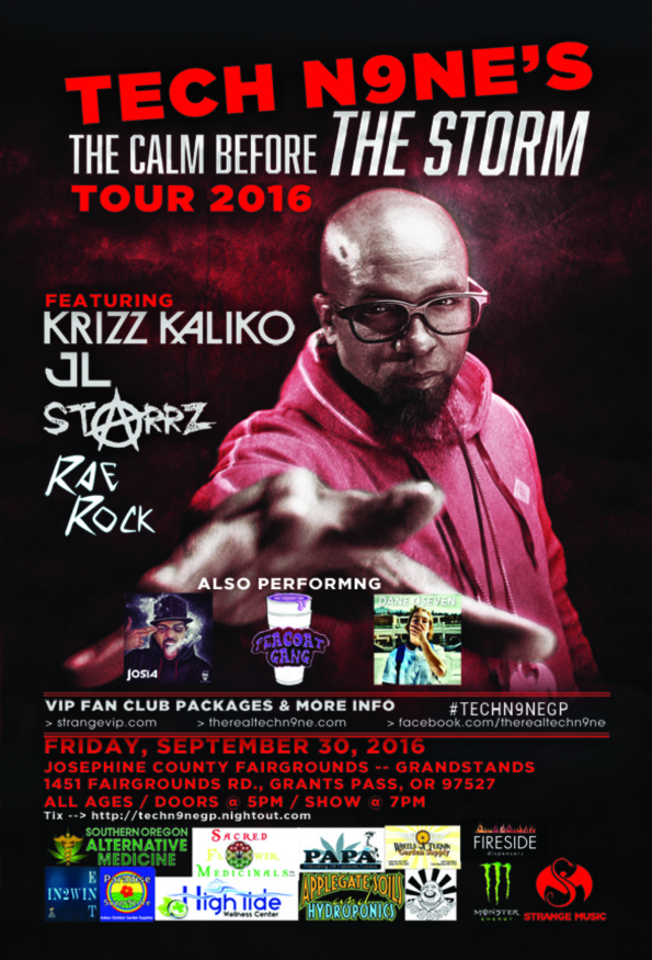 9/30/2016: Tech N9ne @ The Josephine County Fairgrounds