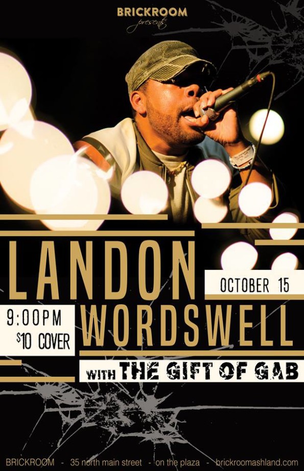 10/15/2016: Landon Wordswell w/The Gift Of Gab @ The Brickroom