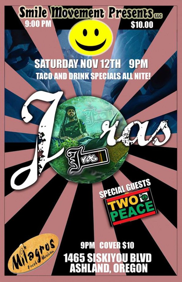 11/12/2016: J Ras & Two Peace @ Milagros