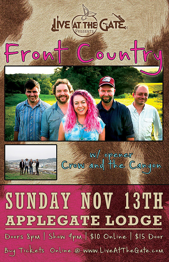 11/13/2016: Front Country @ The Applegate Lodge