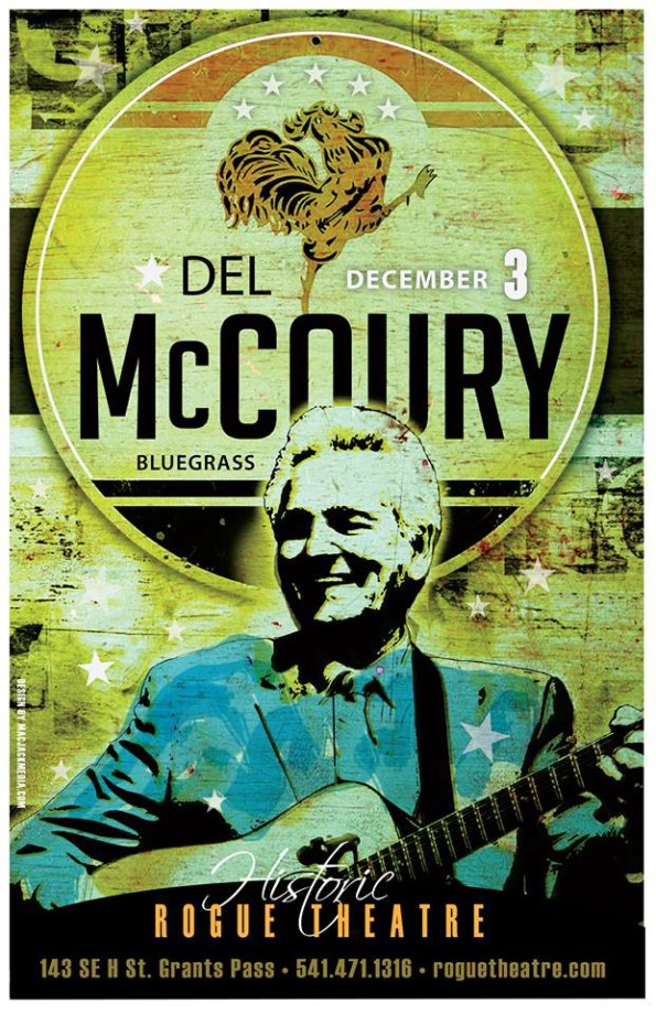 12/3/2016: Del McCoury @ The Historic Rogue Theatre