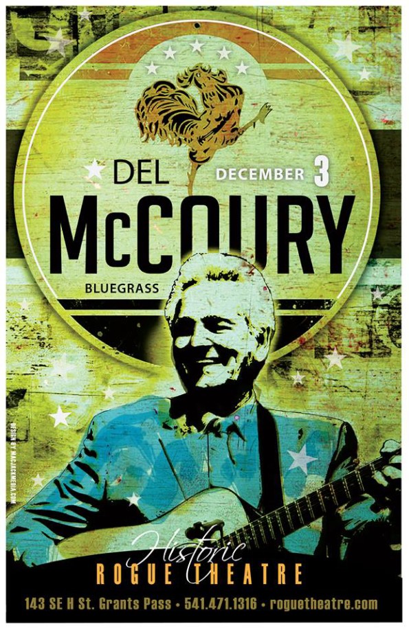 12/3/2016: Del McCoury @ The Historic Rogue Theatre