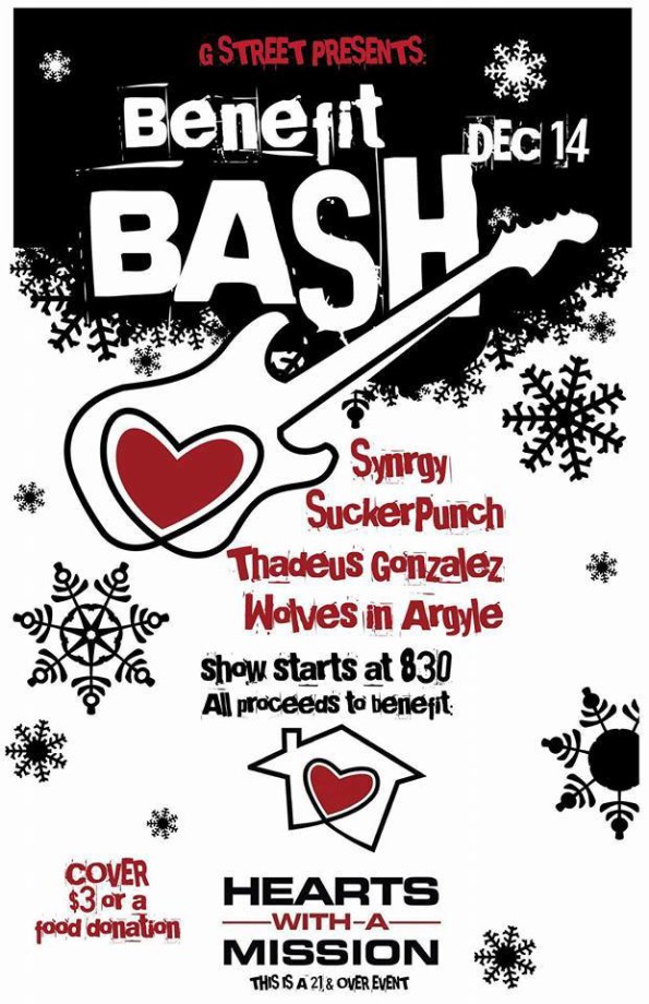 12/14/2016: Benefit Bash @ G Street Bar & Grill