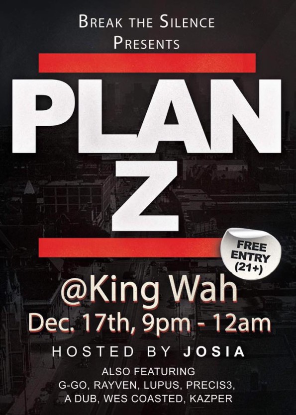 12/13/2016: Plan Z @ King Wah’s