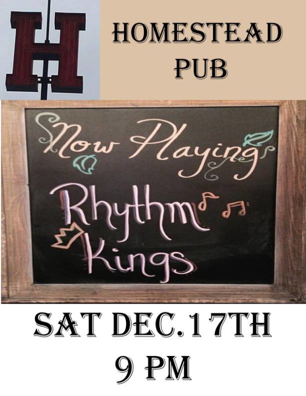 12/17/2016: The Rythm Kings @ Homestead Pub