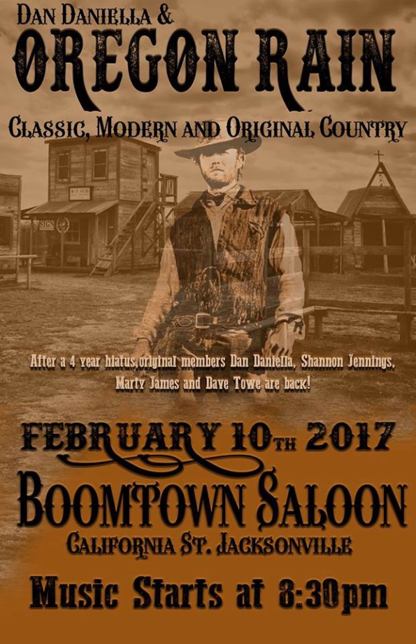 2/10/2017: Oregon Rain @ Boomtown Saloon