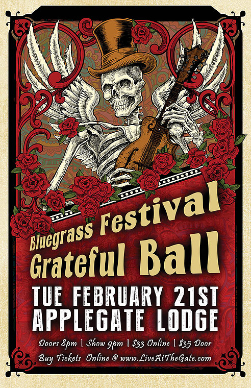 2/21/2017: Bluegrass Festival- Grateful Ball @ The Applegate Lodge