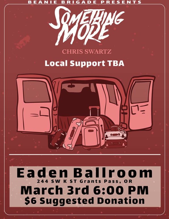 3/3/2017: Something More, Chris Swartz & Cathedral Hill @ The Eaden Ballroom