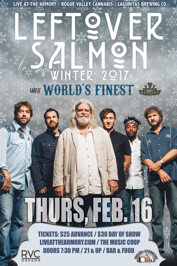 2/16/2017: Leftover Salmon w/World’s Finest @ The Ashland Armory