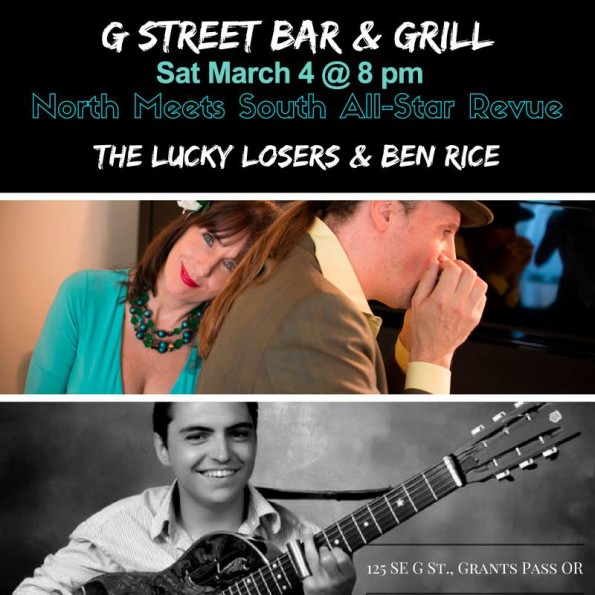 3/4/2017: Ben Rice & The Lucky Losers @ G Street Bar & Grill