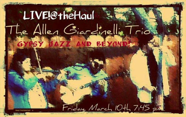 3/10/2017: The Allen Giardinelli Trio @ The Haul in Grants Pass