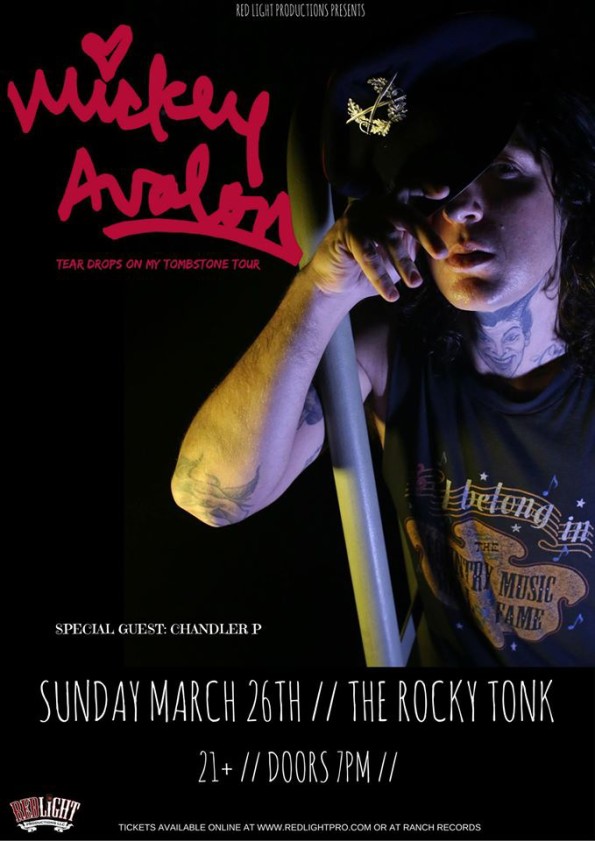 3/26/2017: Mickey Avalon @ The Rocky Tonk