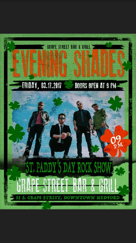 3/17/2017: The Evening Shades @ Grape Street Bar & Grill