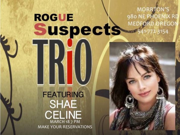3/18/2017: The Rogue Suspects Trio w/Shae Celine @ Morrton’s