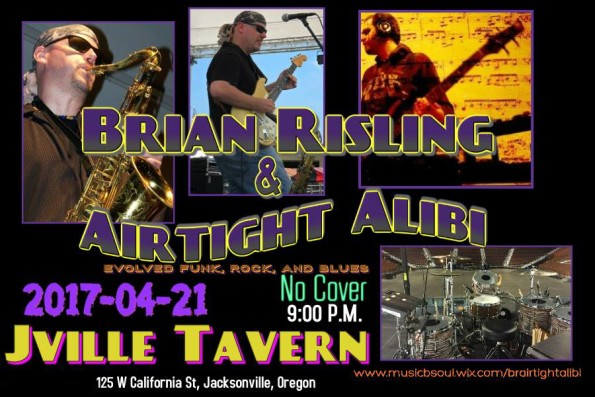 4/21/2017: Brian Risling & Airtight Alibi @ The Jville Tavern
