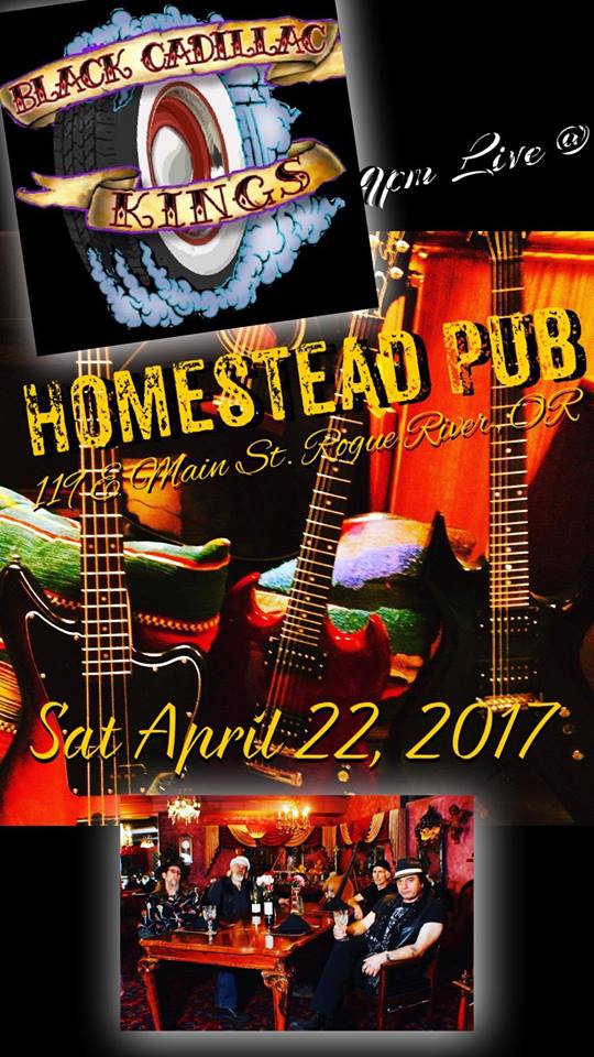 4/22/2017: The Black Cadillac Kings @ The Homestead Pub