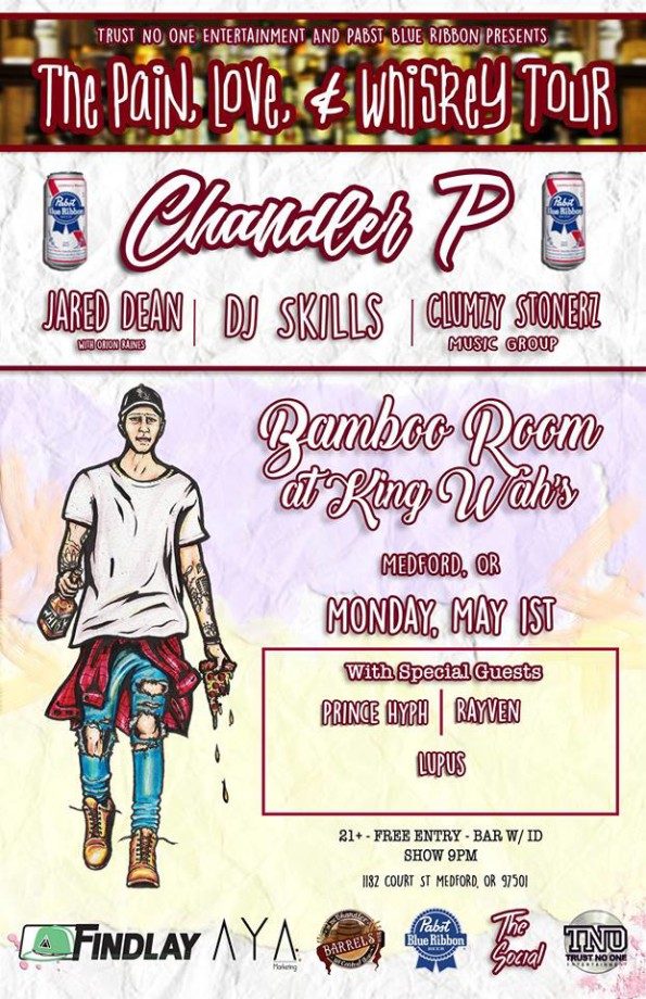 5/1/2017: Chandler P w/Prince Hyph, Rayven & Lupus @ King Wah’s Bamboo Room
