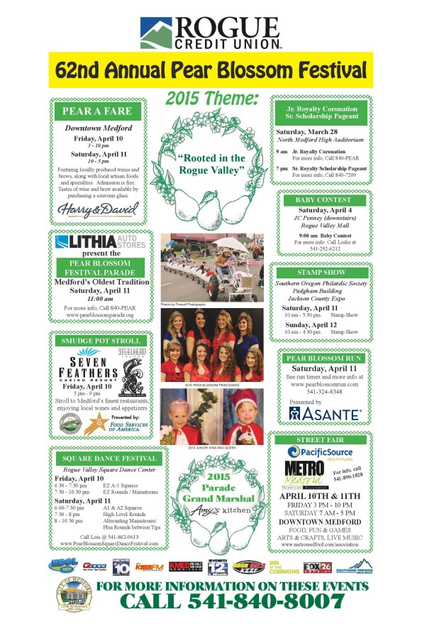 4/10/2015: The 62nd Annual Pear Blossom Festival in Medford