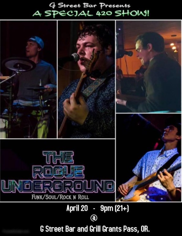 4/20/2017: The Rogue Underground @ G Street Bar & Grill