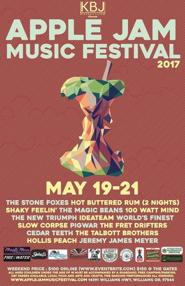 5/19/2017: Apple Jam Music Festival (Williams, OR)
