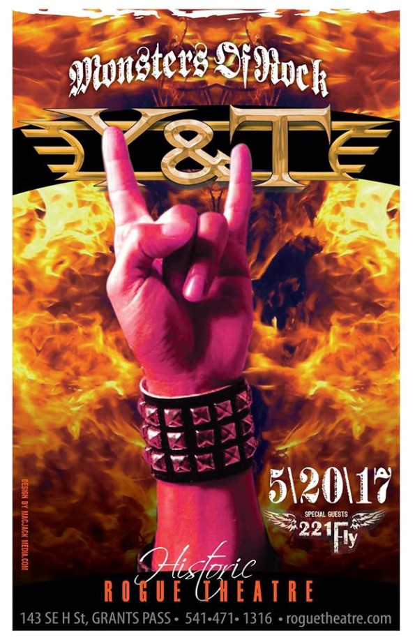 5/20/2017: Monsters Of Rock Y&T @ The Historic Rogue Theatre (Grants Pass, OR)