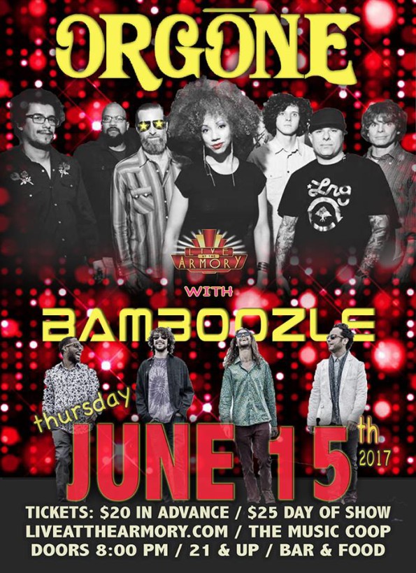 6/15/2017: ORGONE w/Bamboozle @ The Ashland Armory (Ashland, OR)