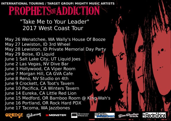 6/15/2017: Prophets Of Addiction @ King Wah’s Bamboo Room (Medford, OR)