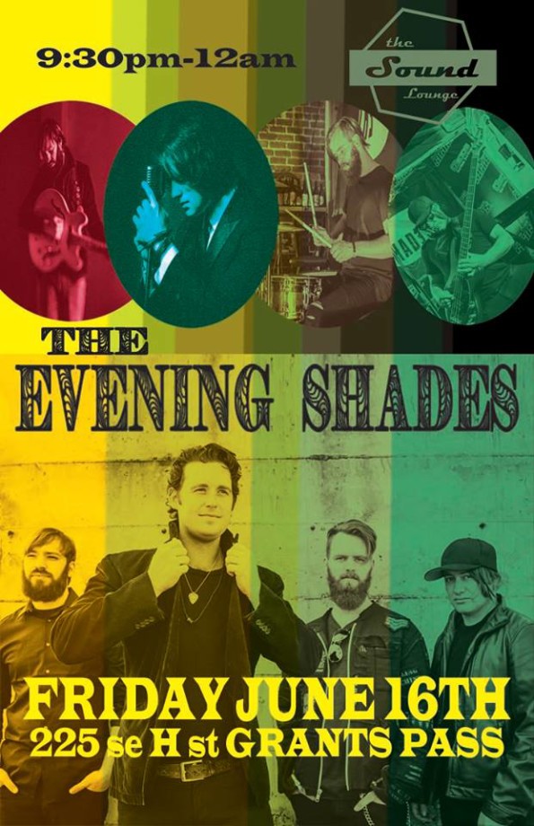 6/16/2017: The Evening Shades @ The Sound Lounge (Grants Pass, OR)
