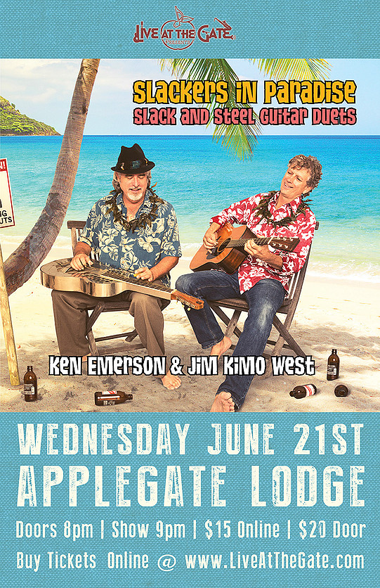 6/21/2017: Ken Emerson & Jim Kimo West @ The Applegate River Lodge (Applegate, OR)