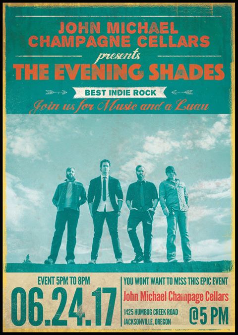 6/24/20171: The Evening Shades @ John Michael Champagne Cellars (Jacksonville, OR)