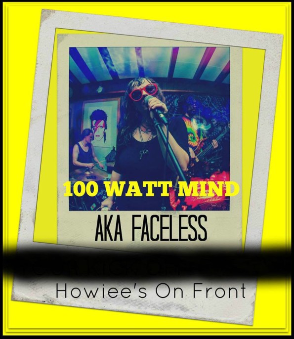7/8/2017: 100 Watt Mind & Masq (aka Faceless) @ Howiee’s (Medford, OR)